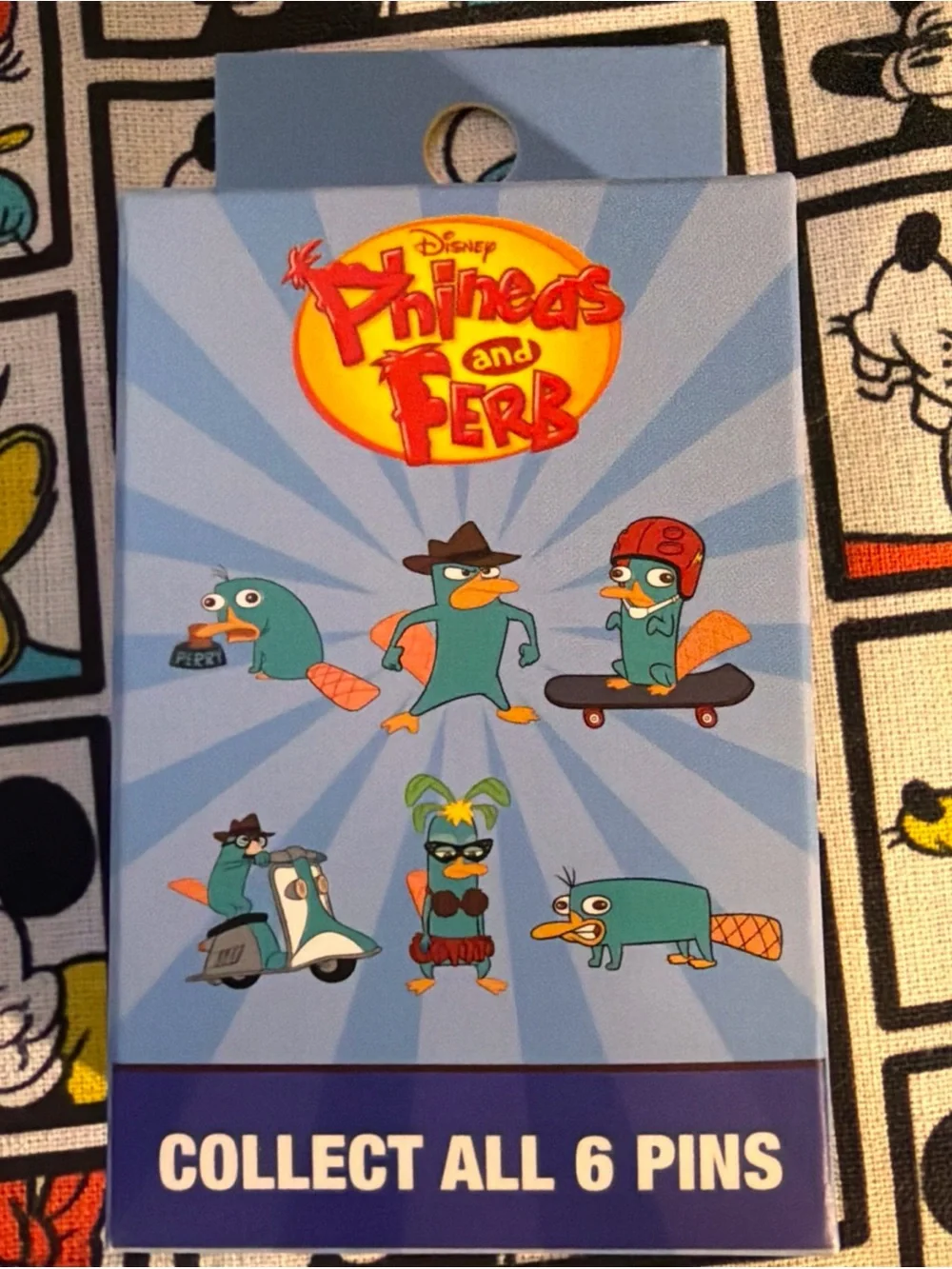 Disney Channel Phineas and Ferb Mystery Pin - Perry the Platypus New Sealed